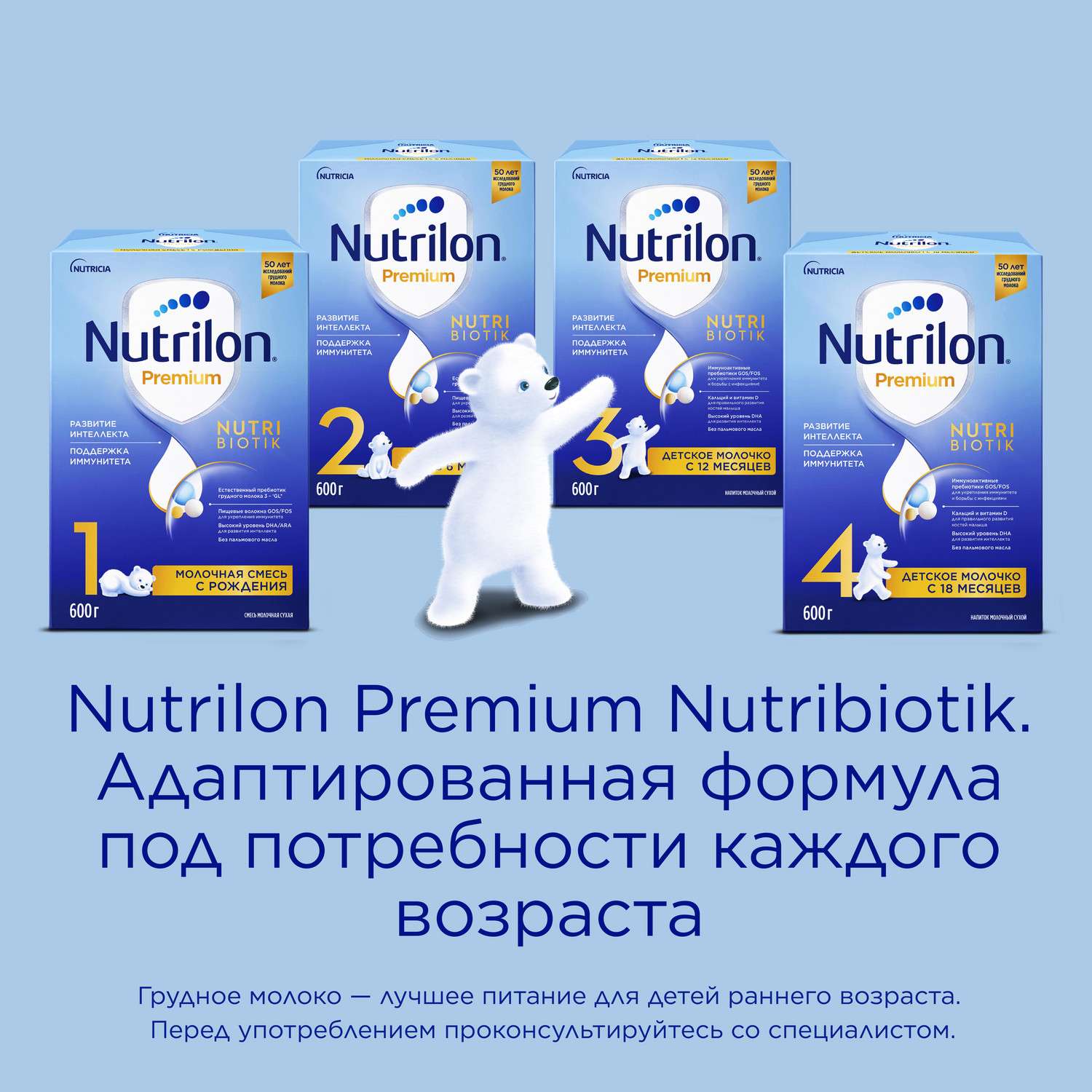 Молочко детское Nutrilon Premium 4 1200г с 18месяцев - фото 13