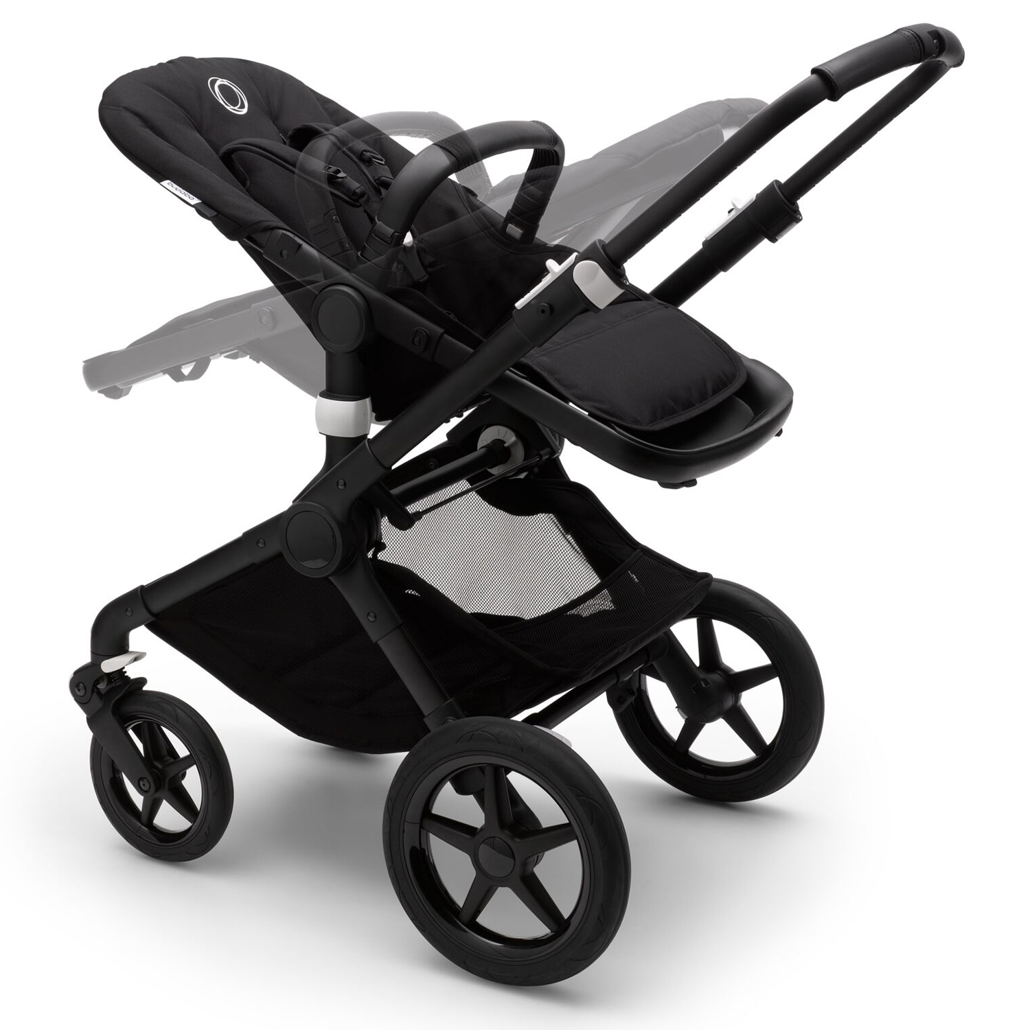 Коляска 2в1 Bugaboo Fox2 Complete Black Black-Vapor Blue - фото 25