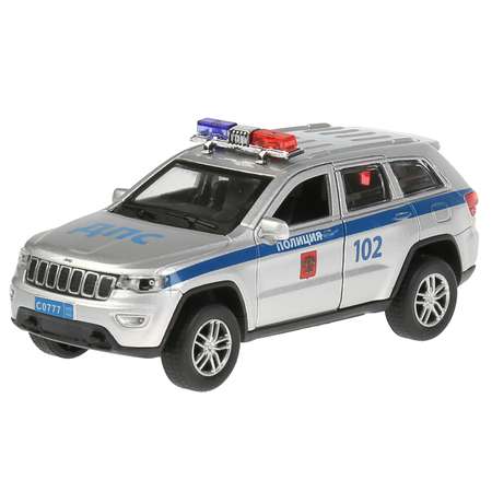 Металлическая машина Технопарк Jeep grand cherokee полиция 12 см