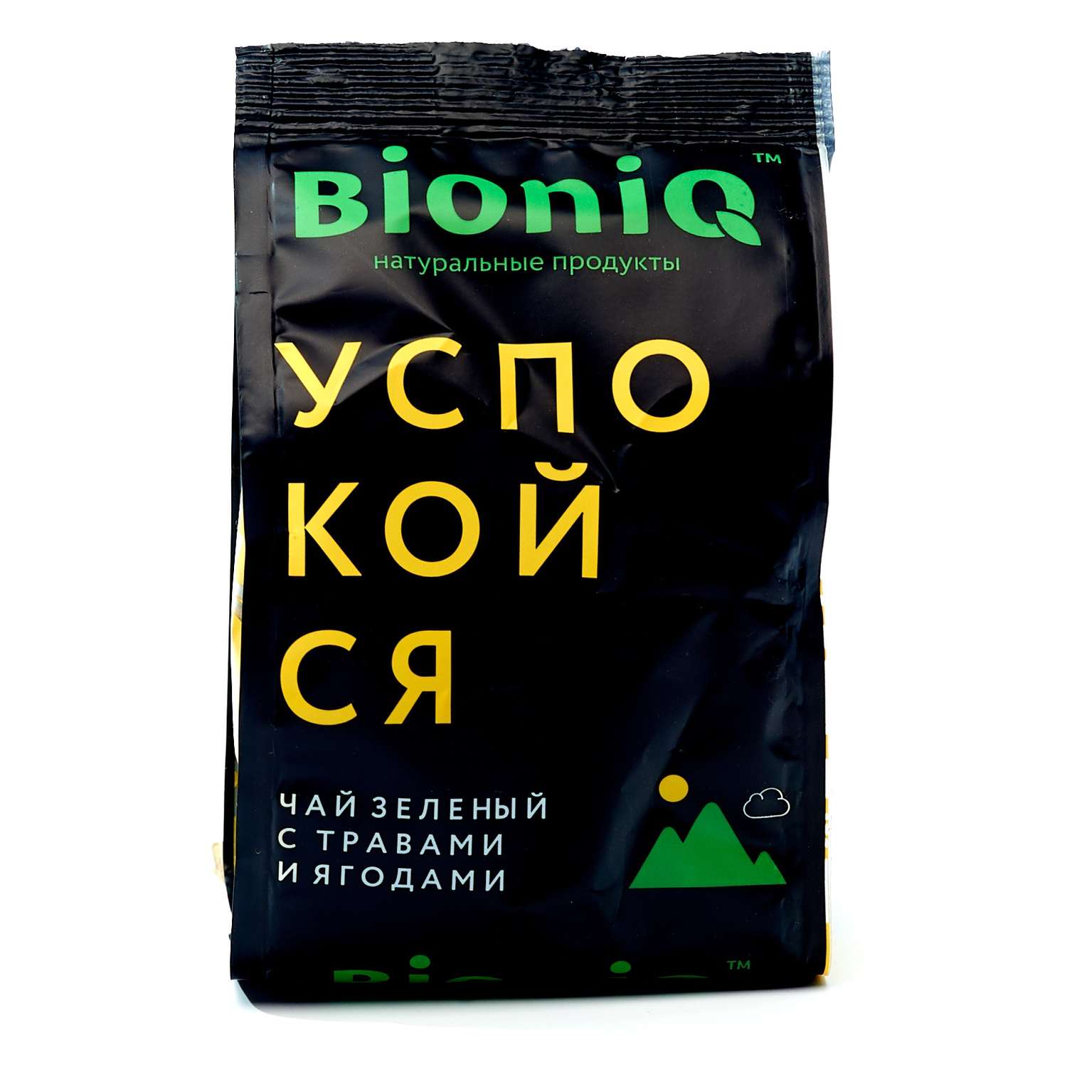 Чай зеленый Bioniq Успокойся с ягодами и травами 50 гр - фото 1