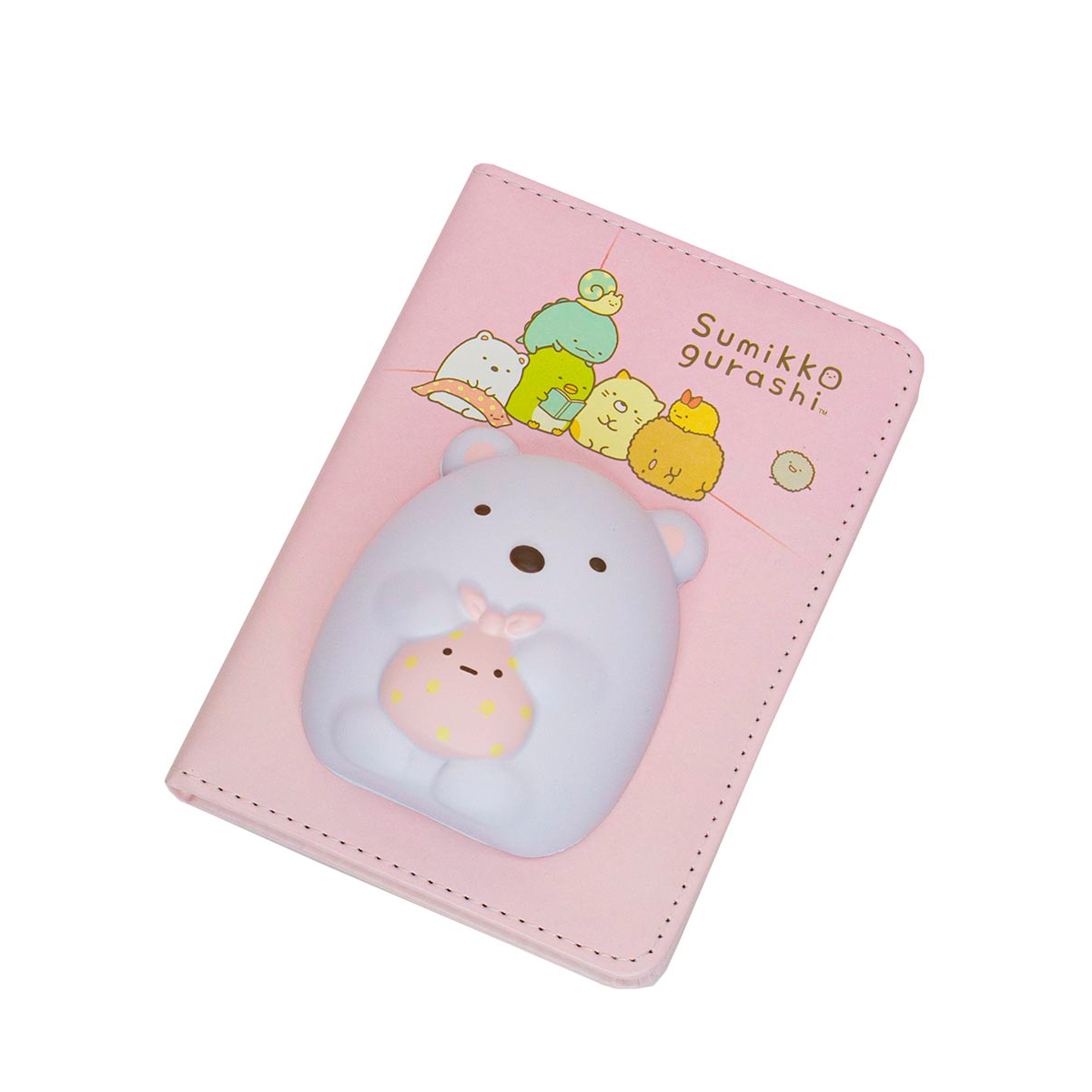 Блокнот со сквишем Михи-Михи sumikko Gurashi формат А6 розовый 2 - фото 2