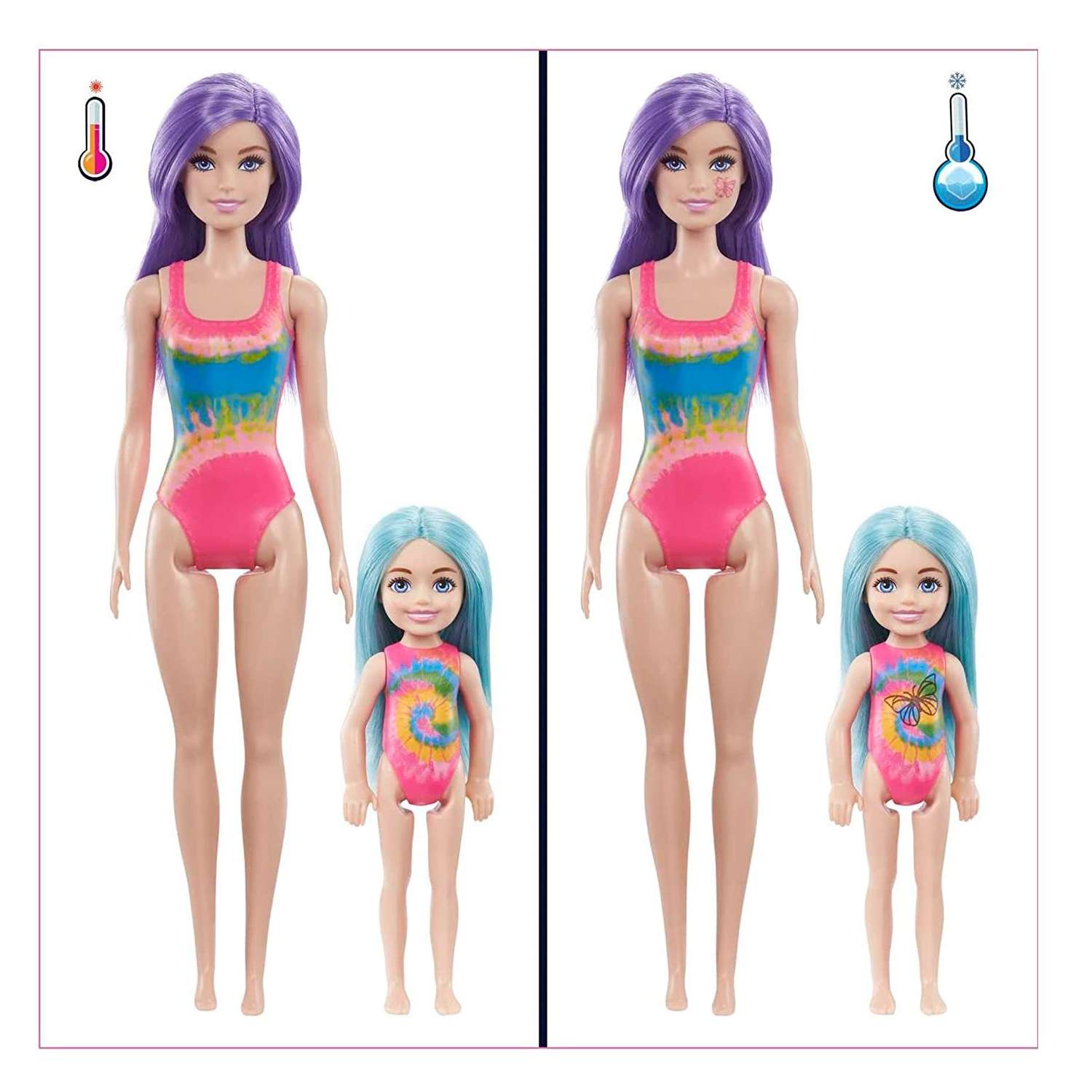 Набор Barbie Color Reveal 2куклы HCD29 HCD29 - фото 4