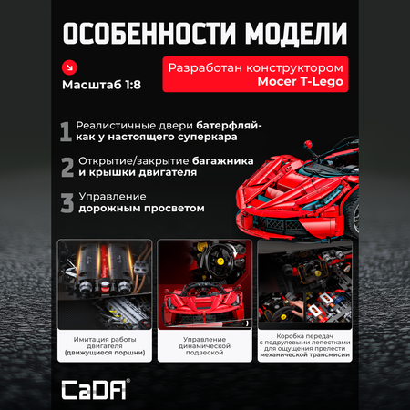 Конструктор CaDa Viva 4739 деталей C61505W