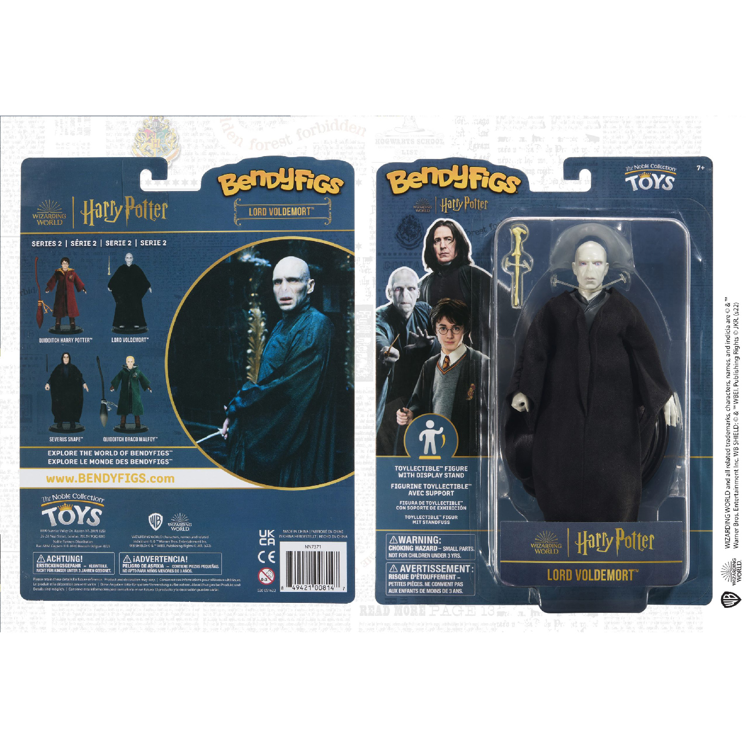 Фигурка Harry Potter Bendyfig Лорд Волан-де-Морт 19 см гибкая - фото 6