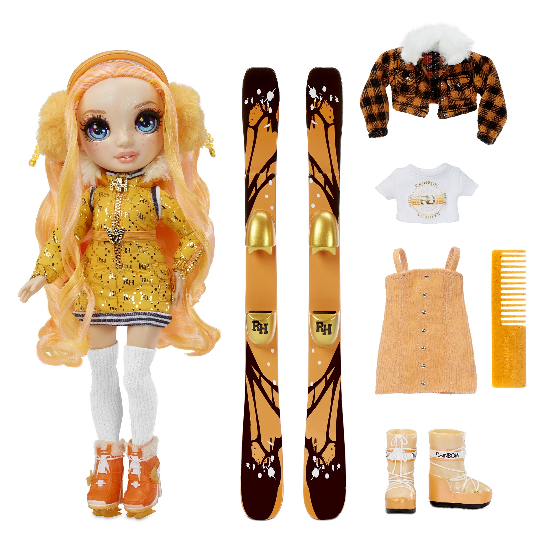 Кукла Rainbow High Winter Break Fashion Doll- Poppy Rowan Orange 574767 - фото 2