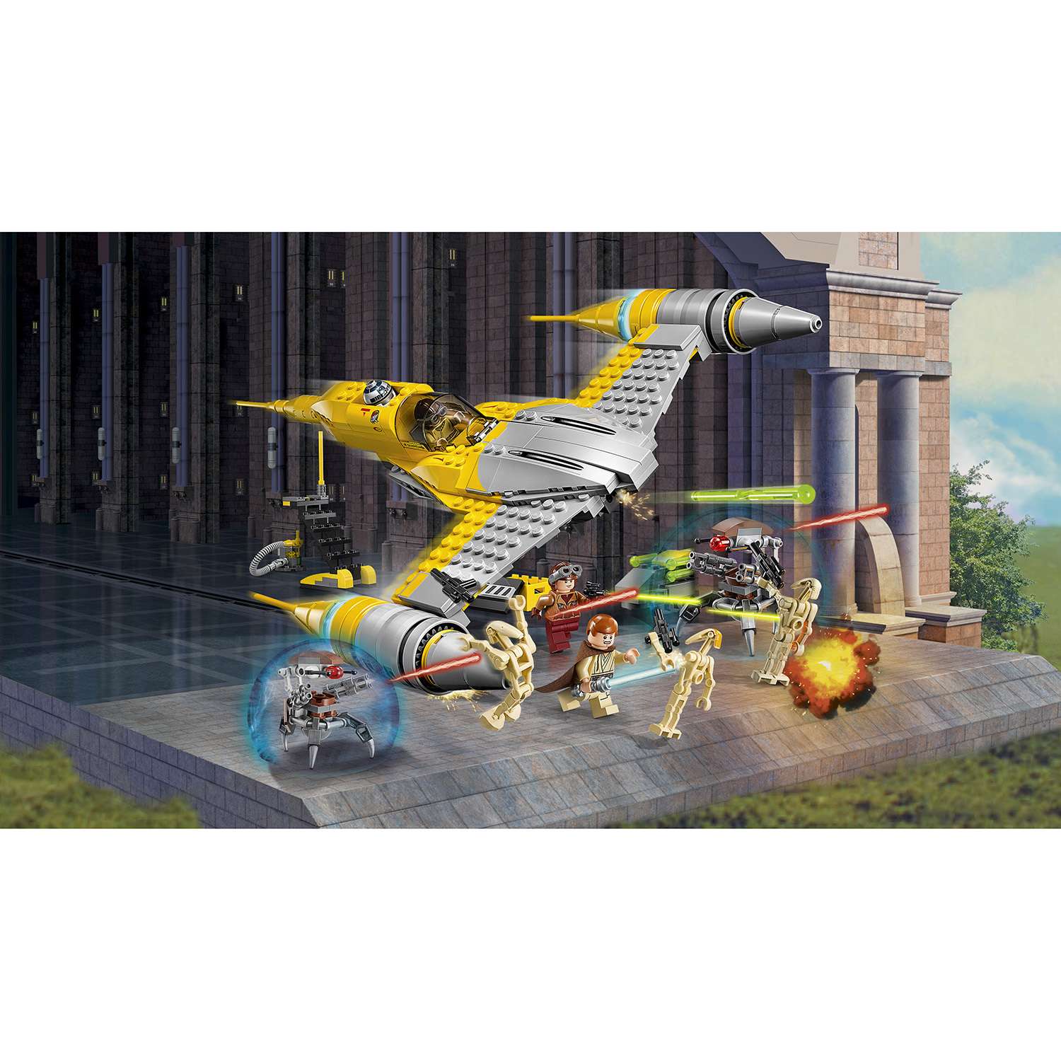 Конструктор LEGO Star Wars TM Истребитель Набу™ (Naboo Starfighter™) (75092) - фото 4