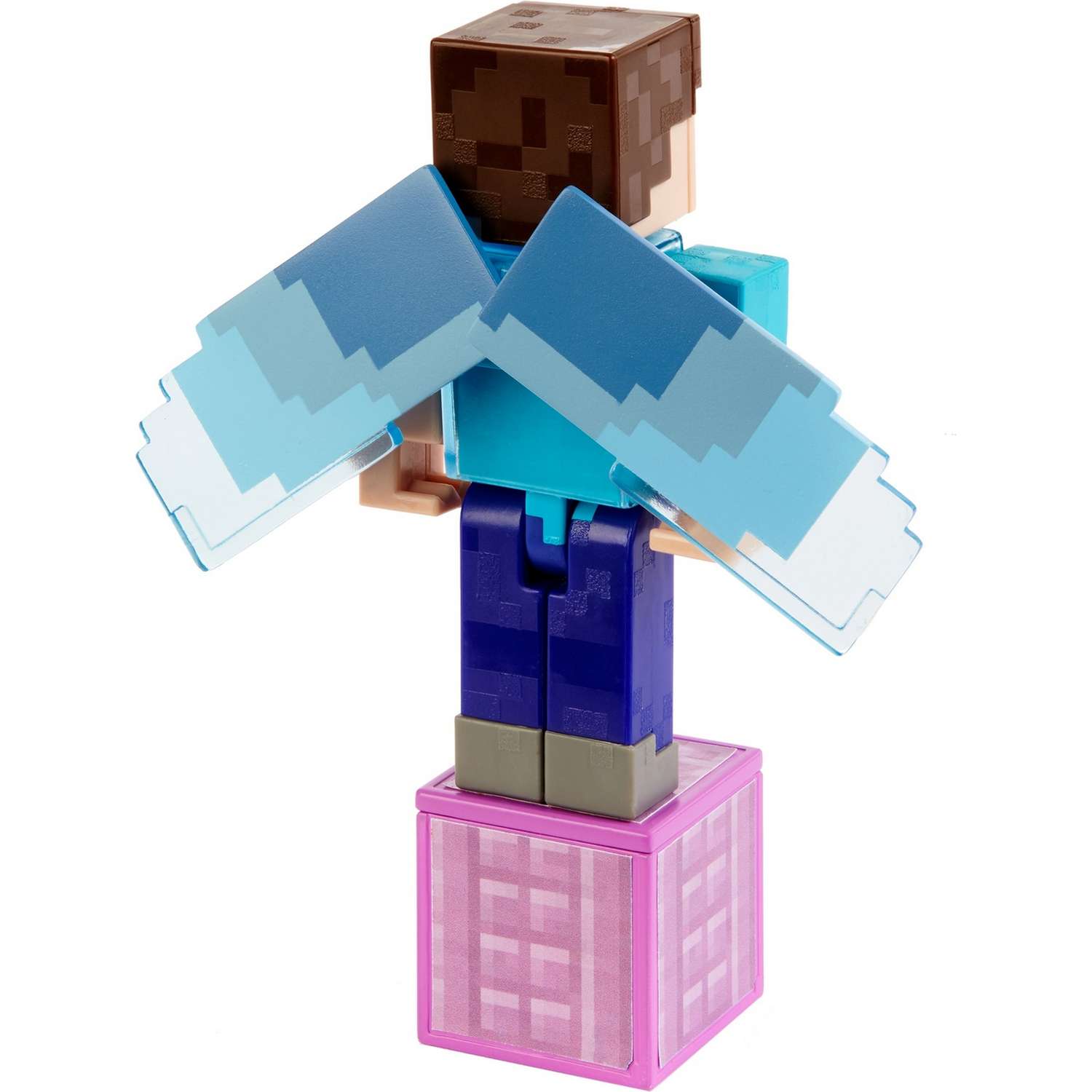 Фигурка Minecraft Стив с элитрами с аксессуарами GCC24 - фото 5