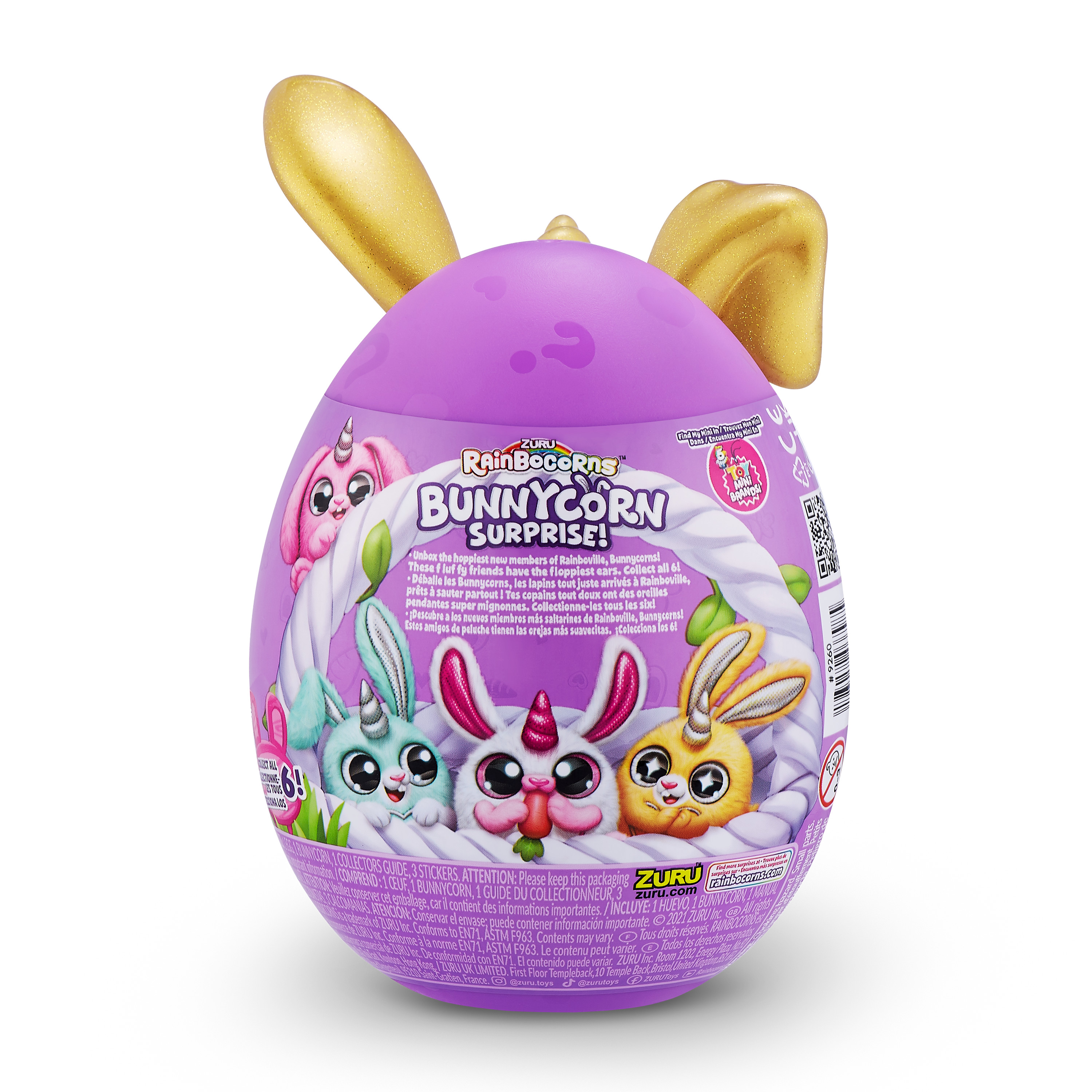 Игрушка Zuru Rainbocorns Bunnycorn в непрозрачной упаковке (Сюрприз) 9260 - фото 17