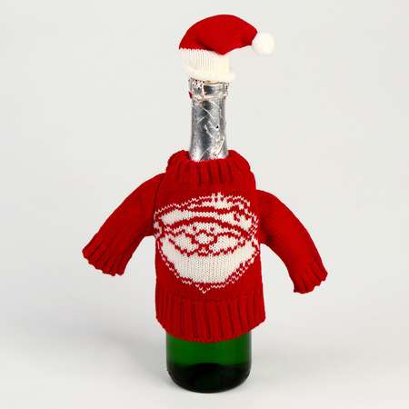 Одежда на бутылку Страна карнавалия «Свитер Дед Мороз»