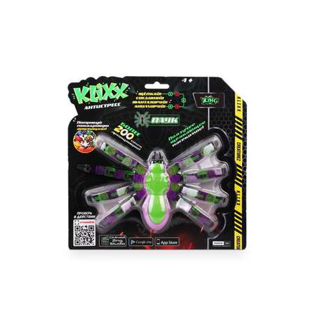 Игрушка антистресс KLIXX Паук зеленый