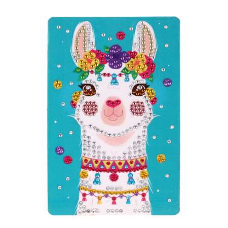 Алмазная мозаика Color Puppy Лама 10*15 см подставка