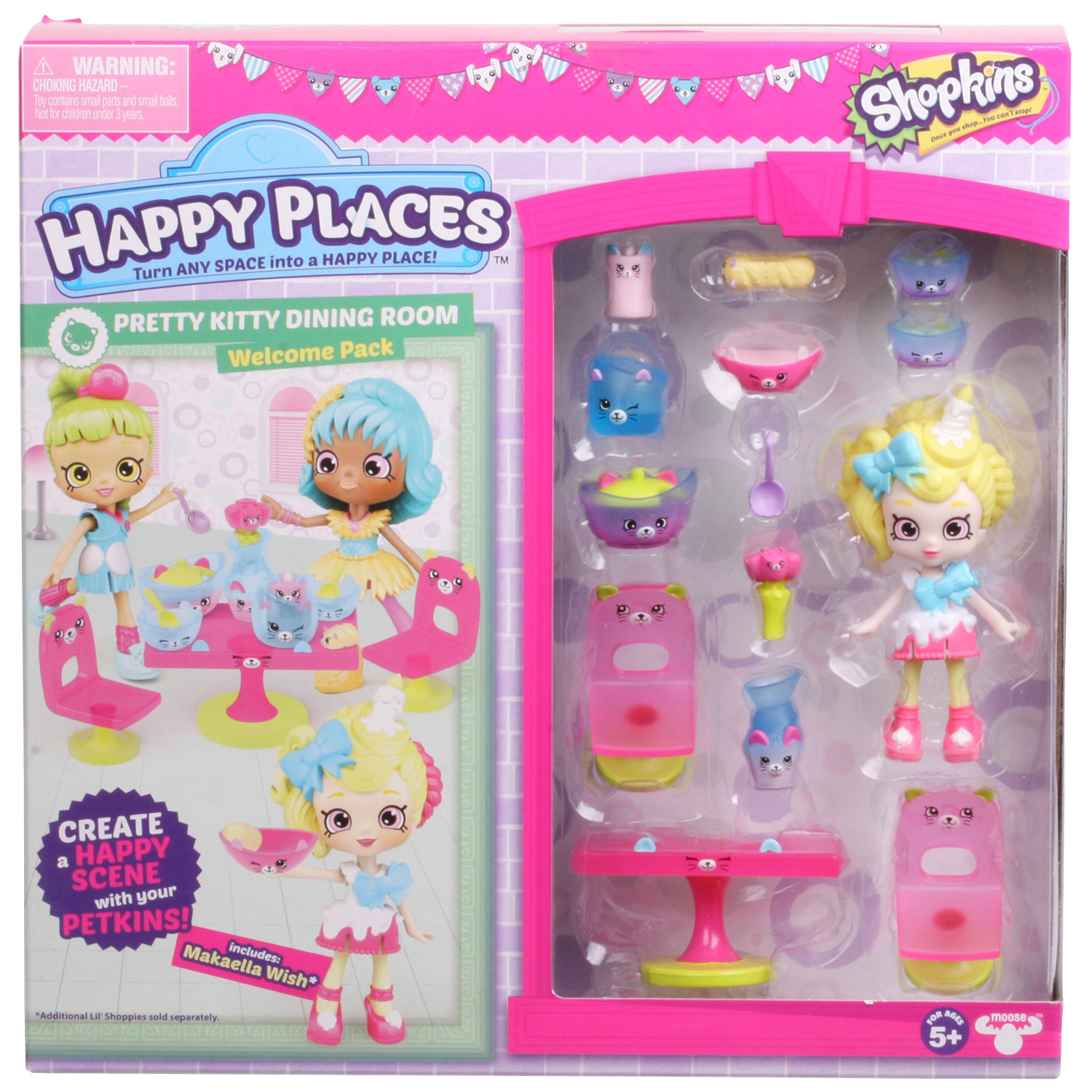 Набор Happy Places Shopkins Новоселье Прелестная кухня с котятами 56470 - фото 2