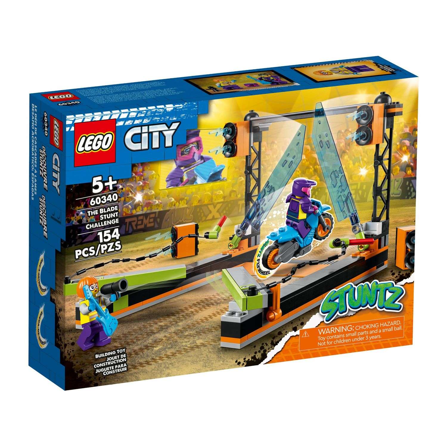 Конструктор LEGO City Трюк лезвие 60340 - фото 1