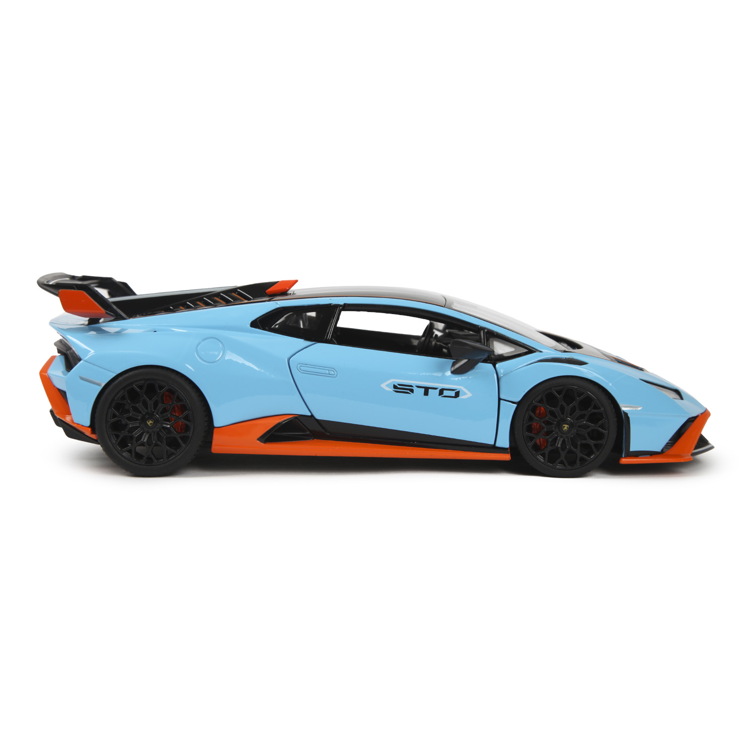 Машина Rastar 1:18 Lamborghini Huracan STO Голубая 63800 Rastar купить по  цене 2999 ₽ в интернет-магазине Детский мир