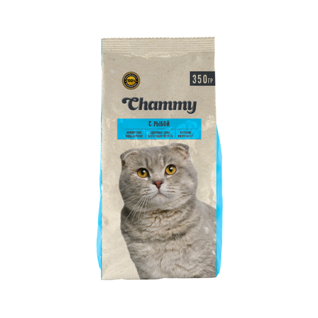 Корм для кошек Chammy 350г с рыбой