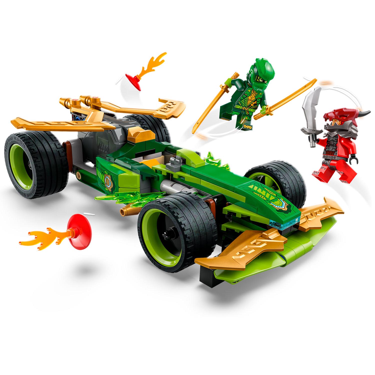 Конструктор детский LEGO Ninjago Гоночный автомобиль Ллойда - фото 5