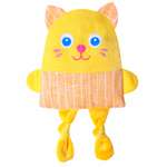 Игрушка Мякиши Детская грелка с вишнёвыми косточками Кот для новорожденных от коликов подарок