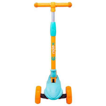 Самокат RIDEX трехколесный 3 wheels scooter Bunny 135/90 light blue/orange