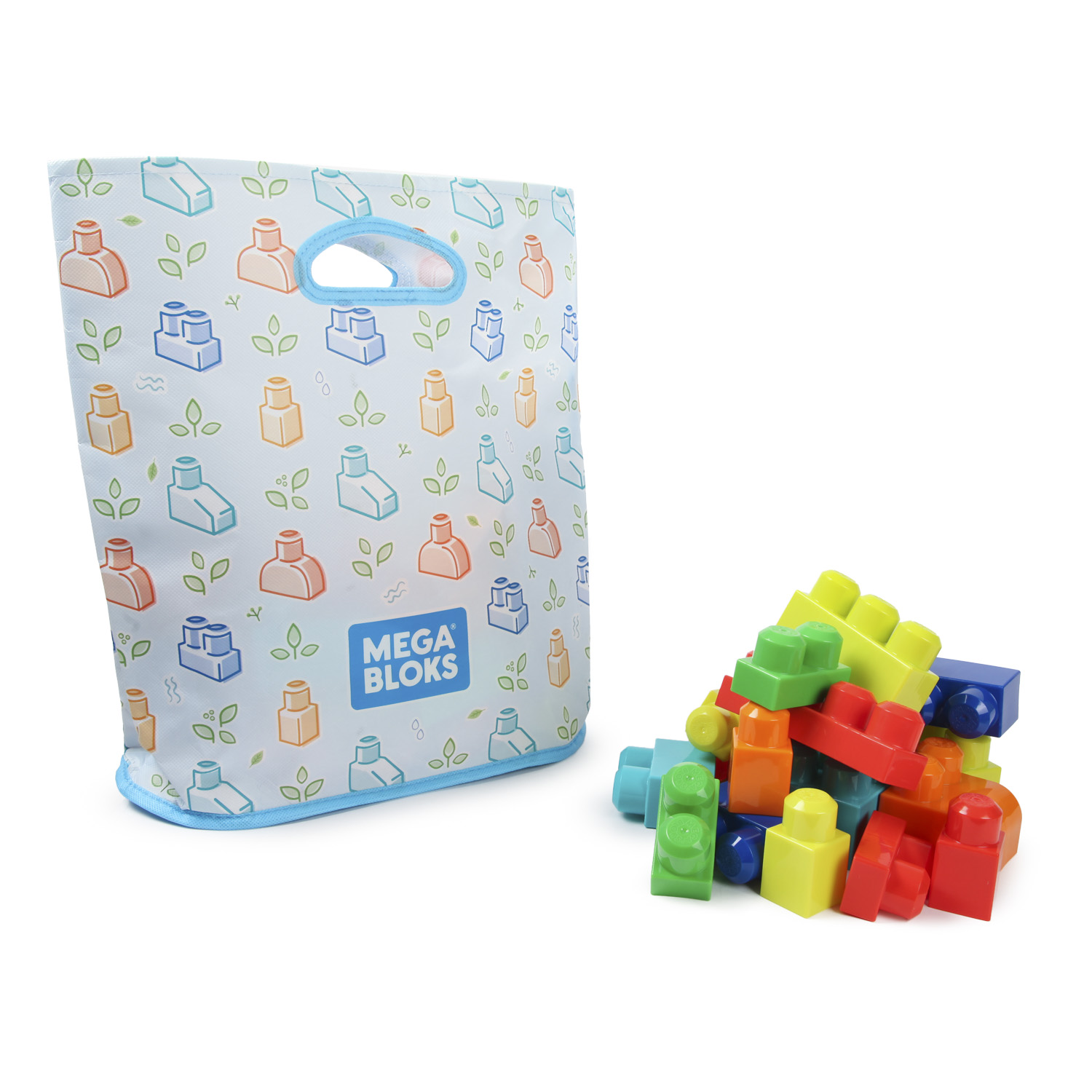 Конструктор Mega Bloks Building Bag 60 деталей GVX10 - фото 1