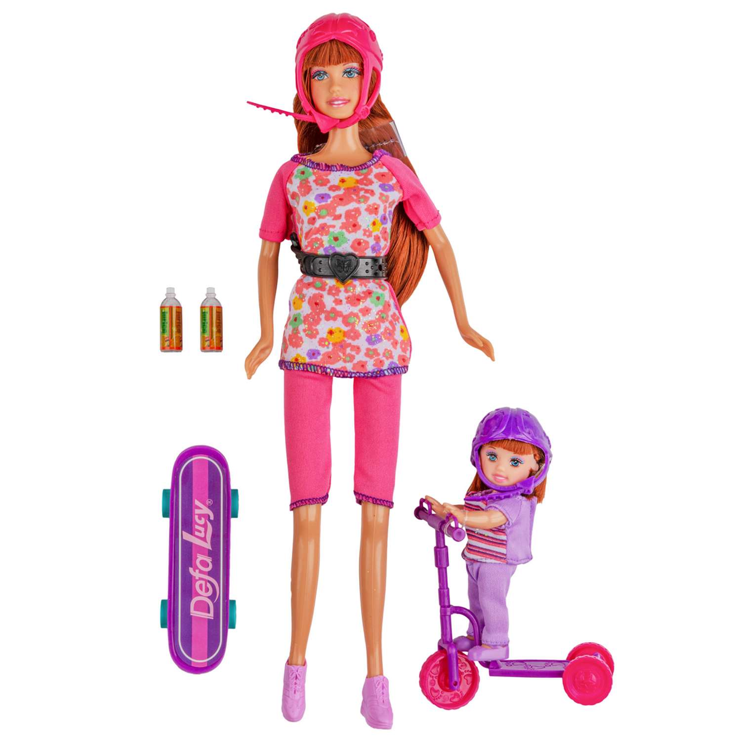 Набор кукол Defa Lucy Спортсменки в комплекте аксессуары 8191//розовый - фото 2