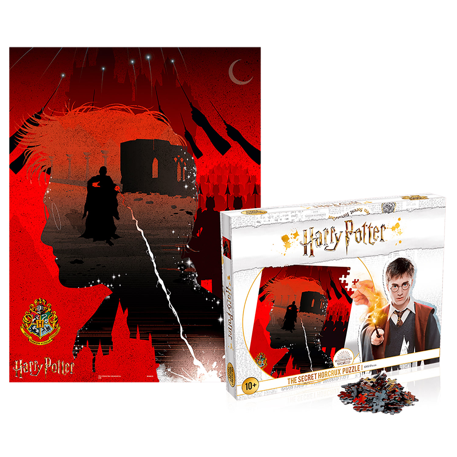 Пазл Winning Moves Harry Potter Гарри Поттер Секретный крестраж 1000 деталей - фото 3