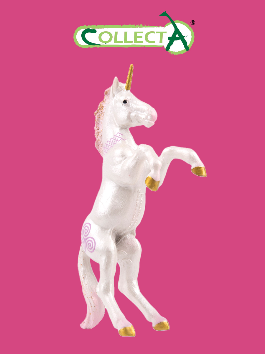 Игрушка Collecta Жеребёнок единорога розовый фигурка животного - фото 1