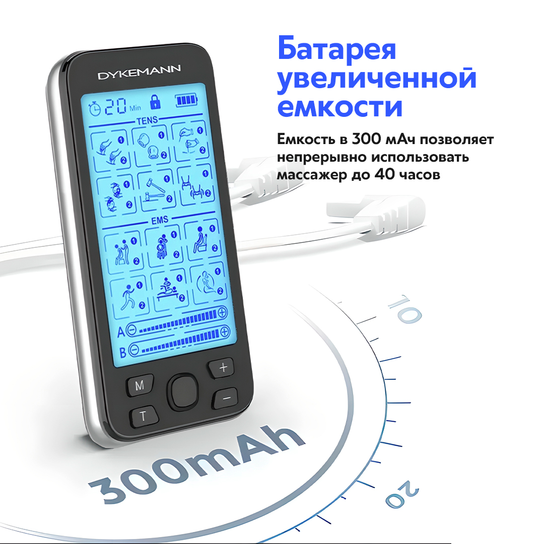 Миостимулятор Dykemann EMS и TENS - фото 8