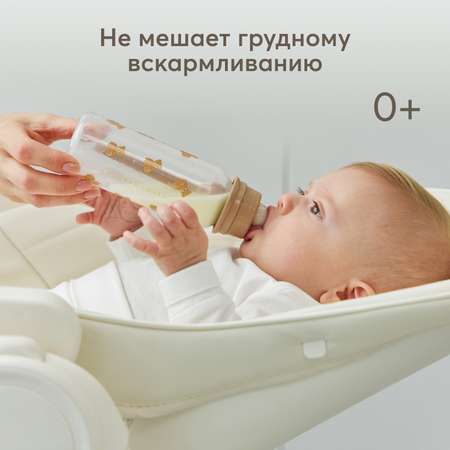 Антиколиковая бутылочка Happy Baby с силиконовой соской c медленным потоком 250 мл