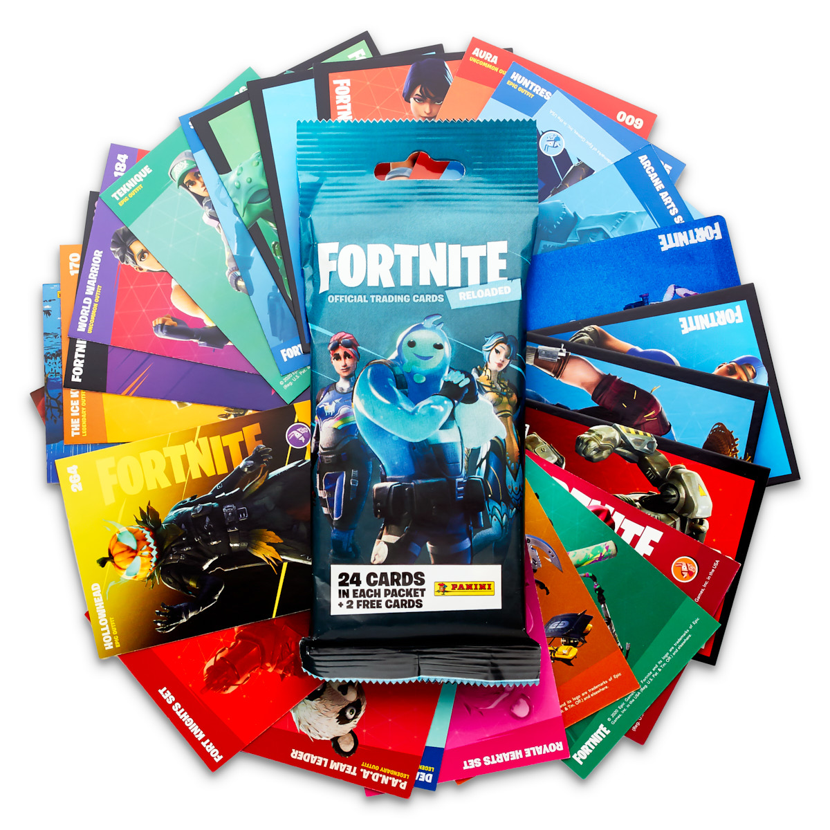 Набор коллекционных карточек Panini Fortnite в бумажном флоупаке - фото 2