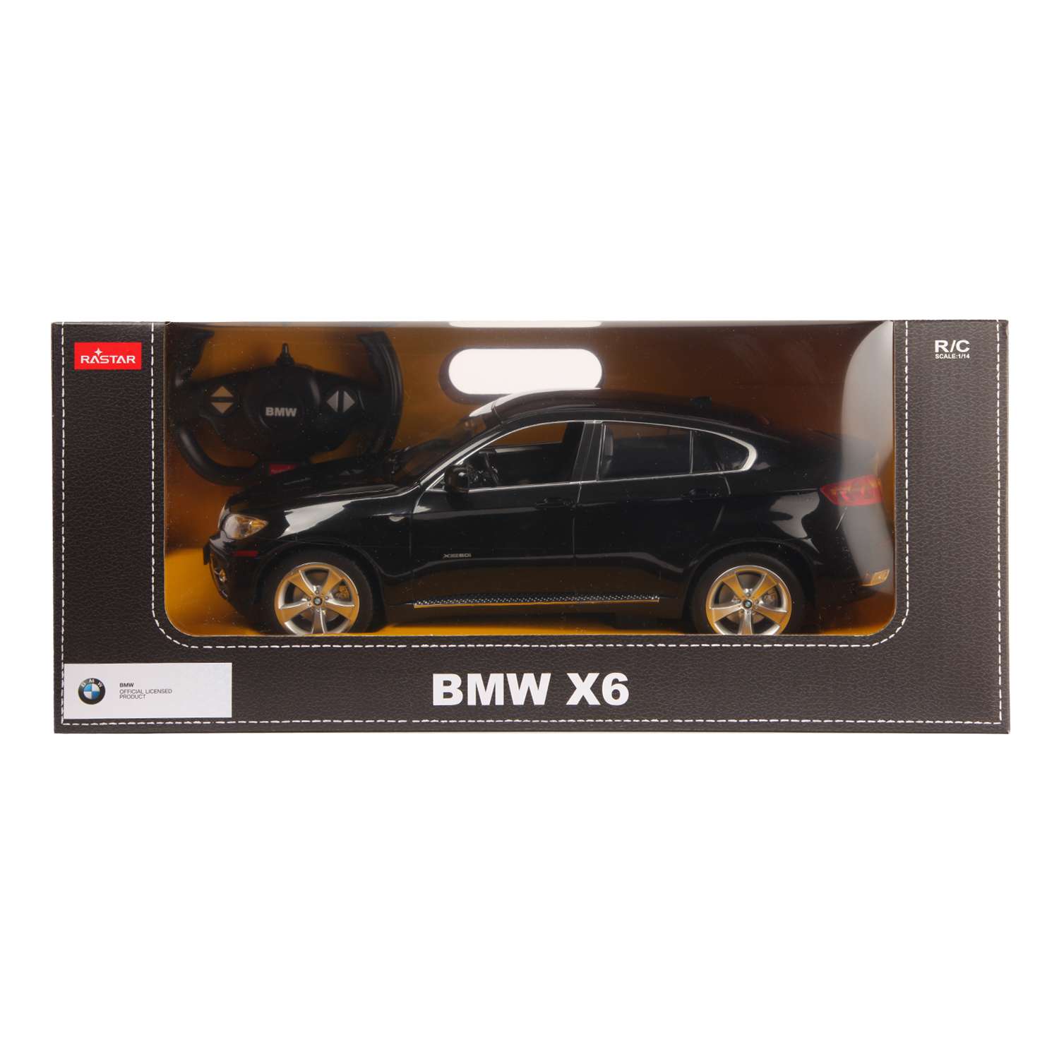 Машина Rastar РУ 1:14 BMW X6 Черная 31400 - фото 2