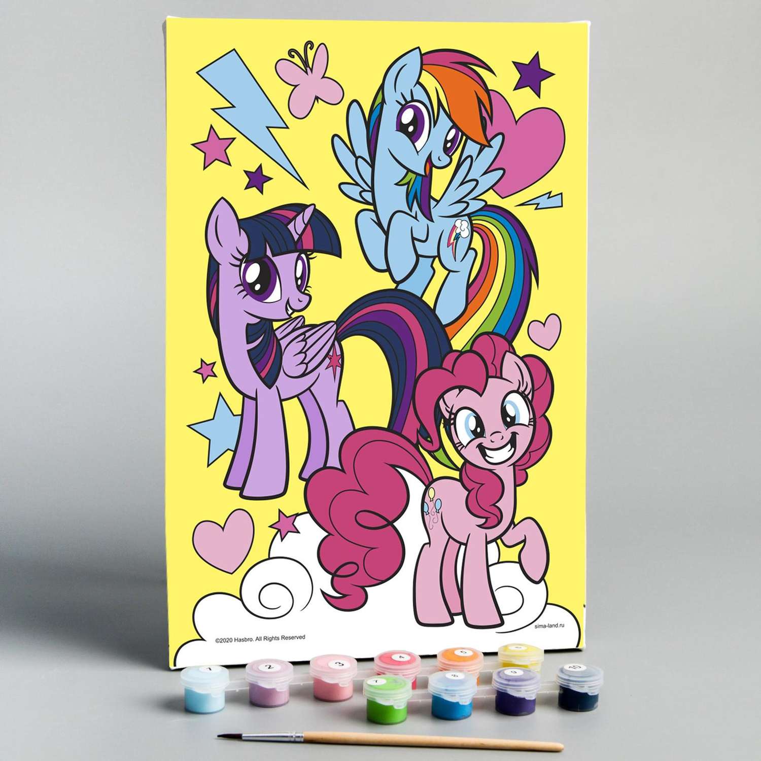 Картина по номерам Hasbro Друзья My Little Pony - фото 4
