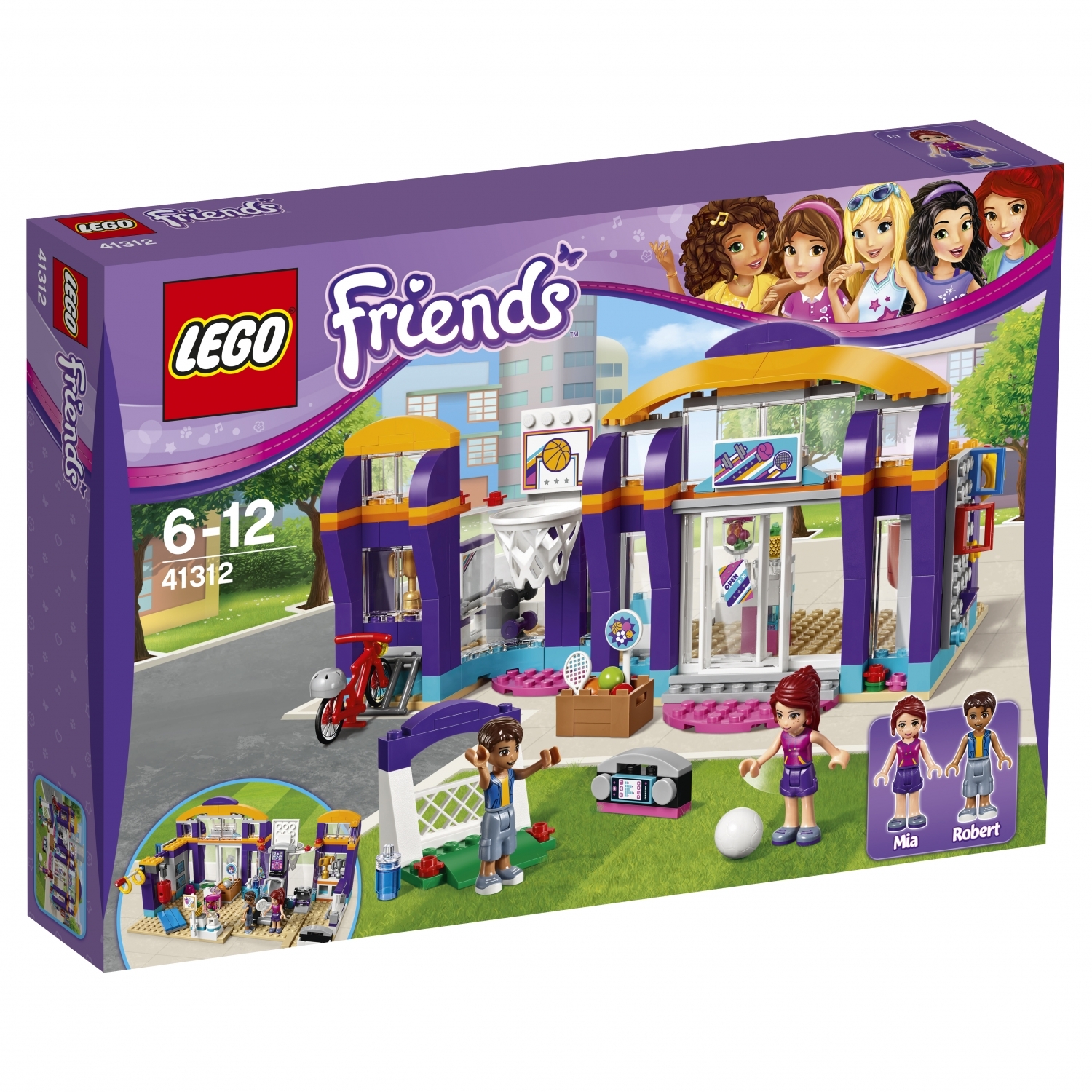 Конструктор LEGO Friends Спортивный центр (41312) купить по цене 2699 ₽ в  интернет-магазине Детский мир