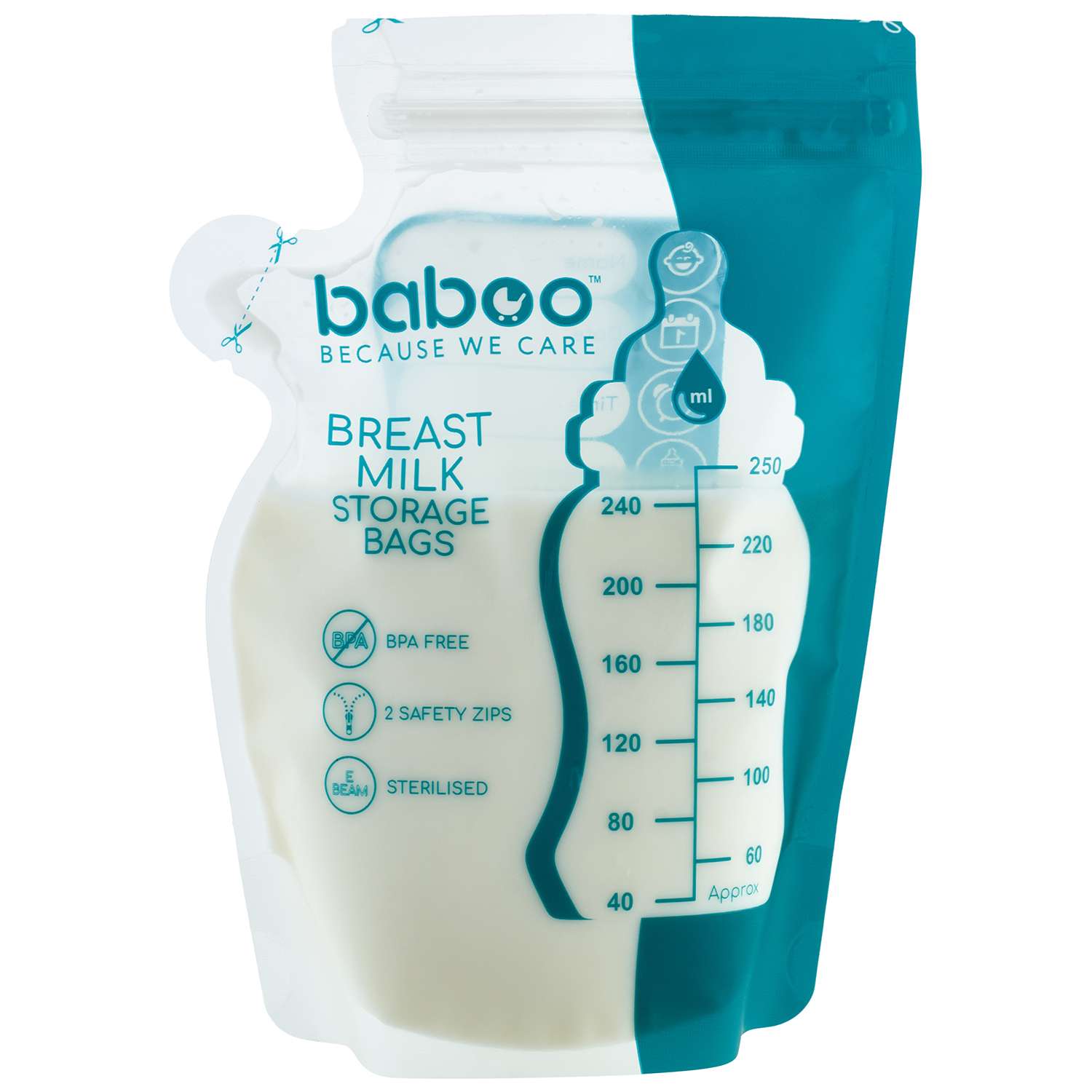 Пакеты для хранения грудного молока BABOO 25шт 2-005 - фото 5