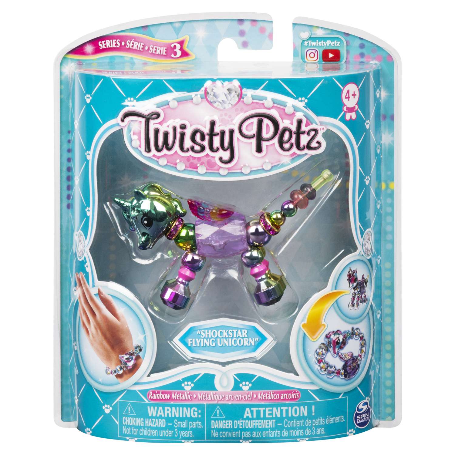 Набор Twisty Petz Фигурка-трансформер для создания браслетов Shockstar Uni 6044770/20116691 - фото 1