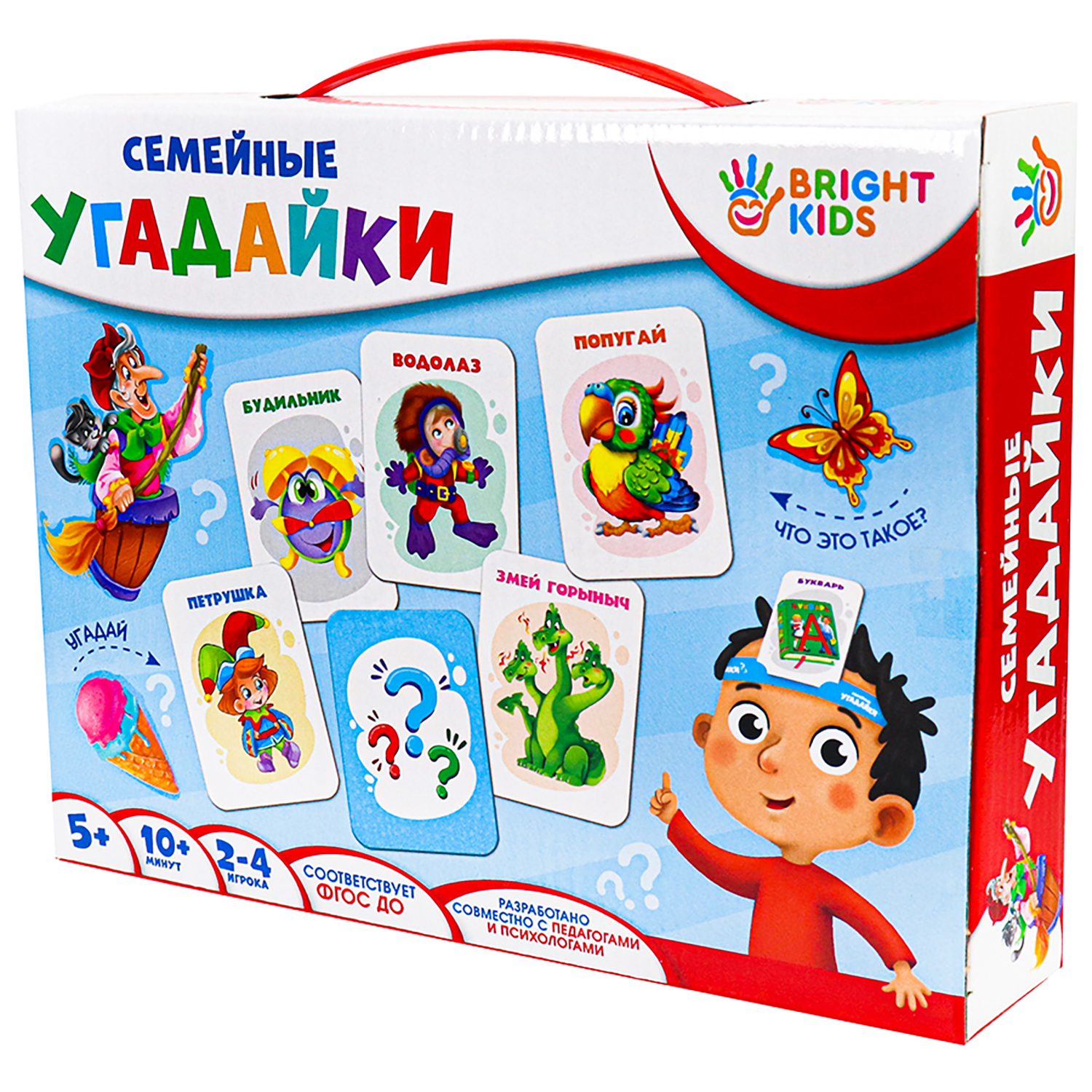 Игра настольная Рыжий кот Bright Kids Угадайки Семейные ИН-7618 - фото 2