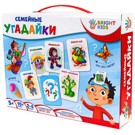 Игра настольная Рыжий кот Bright Kids Угадайки Семейные ИН-7618