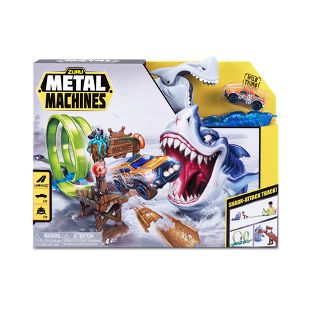 Игровой набор Metal Machines трек Акула с машинкой