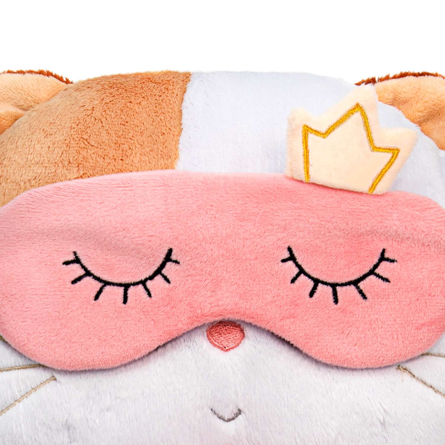 Мягкая игрушка BUDI BASA Кошечка Ли-Ли-подушка в маске для сна 32 см LKp32-124 - фото 6