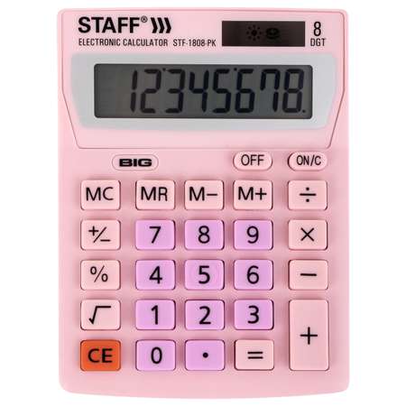 Калькулятор настольный Staff электронный 8 разрядов