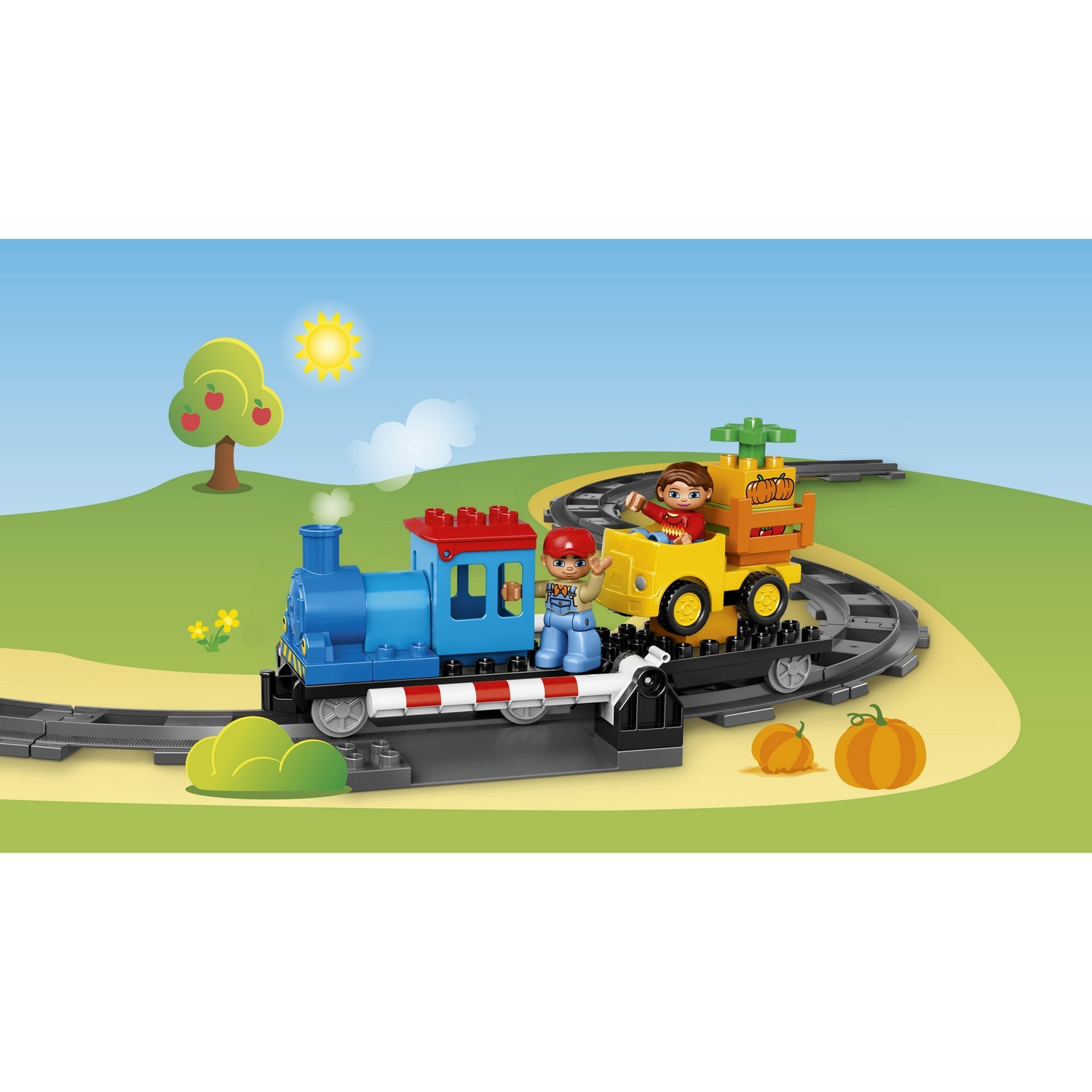 Конструктор LEGO DUPLO Town Локомотив блочный - фото 5