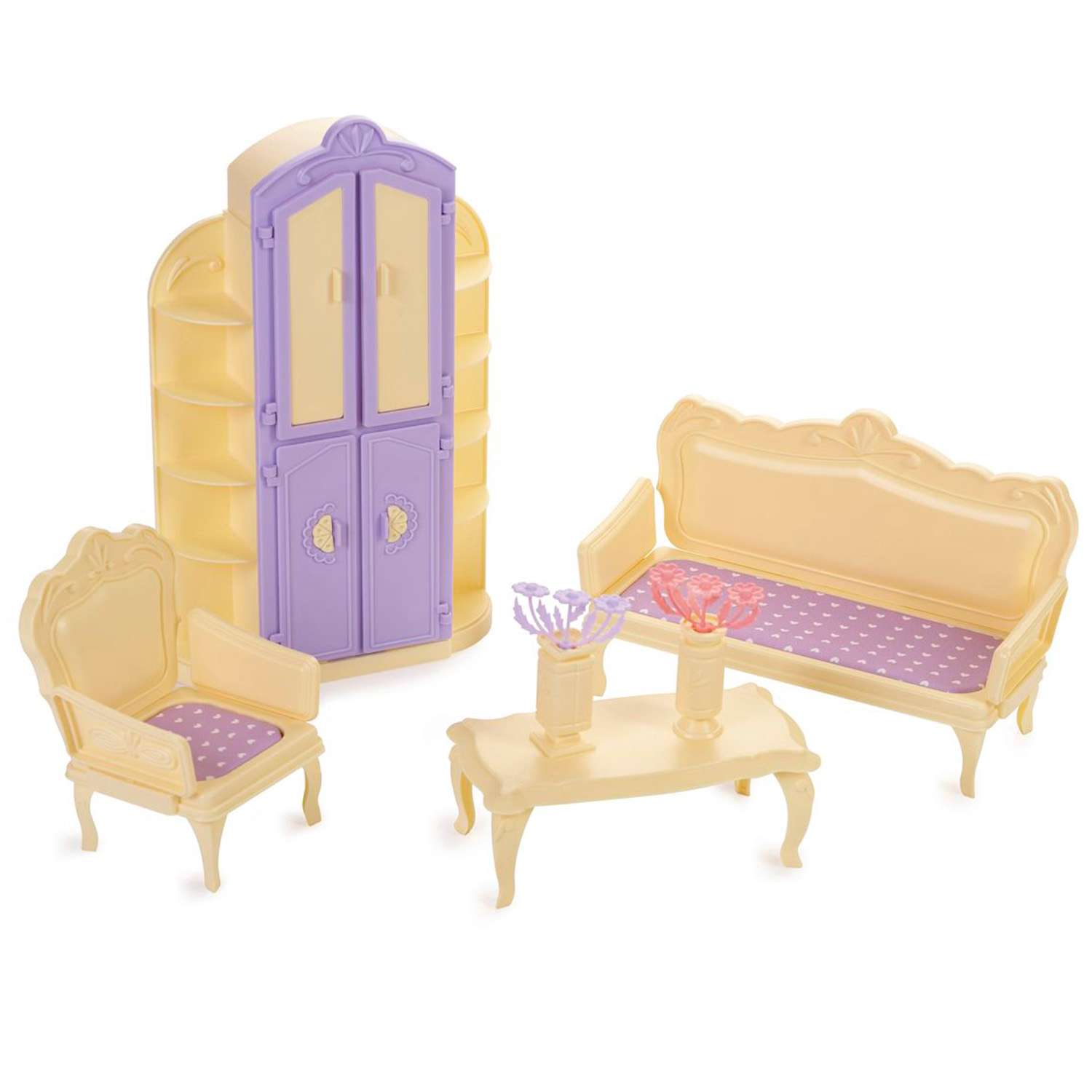 Мебель для кукол ОГОНЁК Гостиная комната Маленькая принцесса С-1523 С-1523 - фото 1