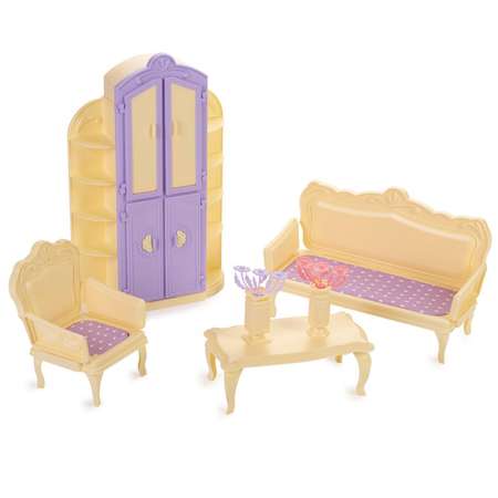 Мебель для кукол ОГОНЁК Гостиная комната Маленькая принцесса С-1523