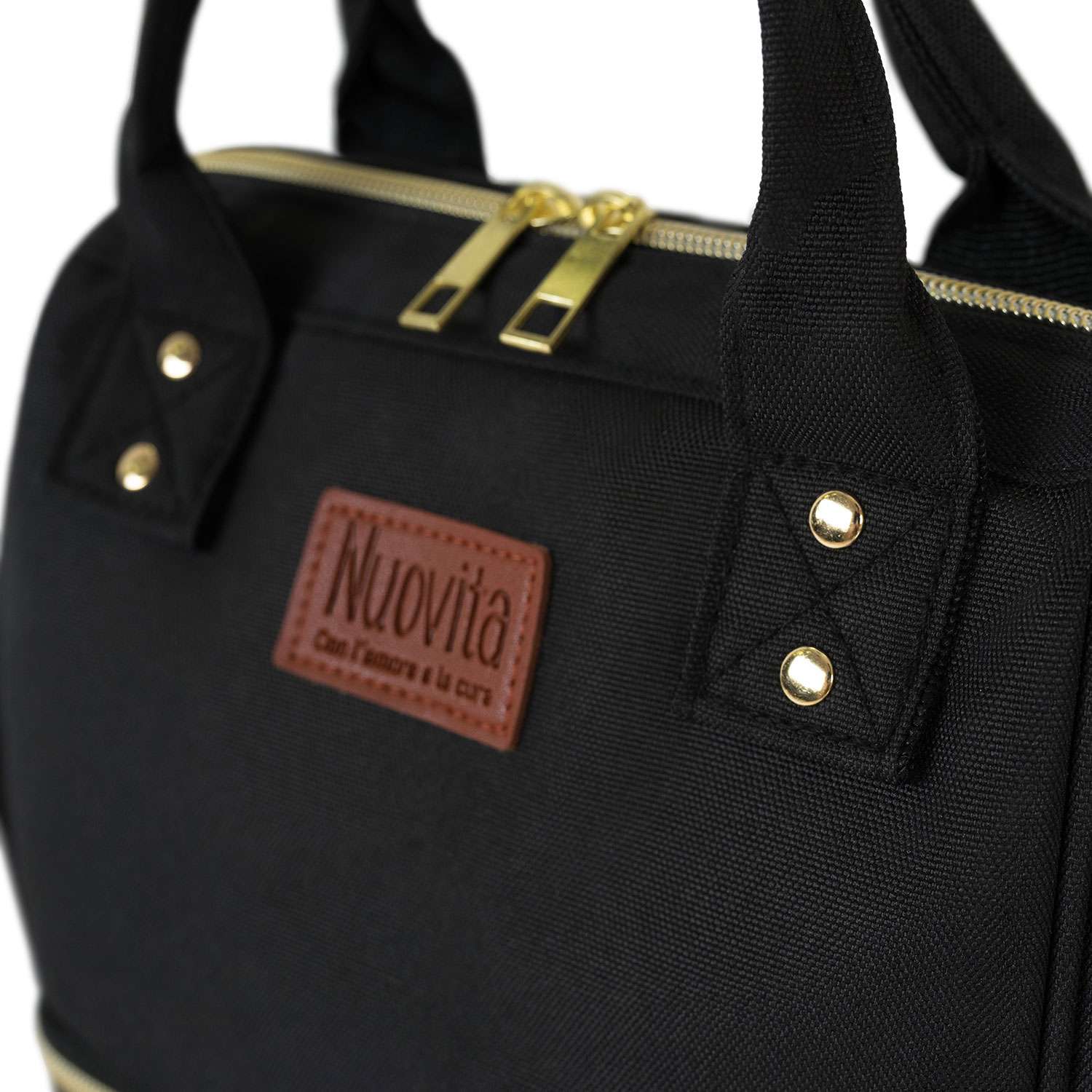 Рюкзак для мамы Nuovita CAPCAP mini Черный - фото 13