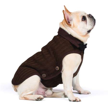 Куртка для собак DogGoneSmart вязаная 22 Коричневый 30736
