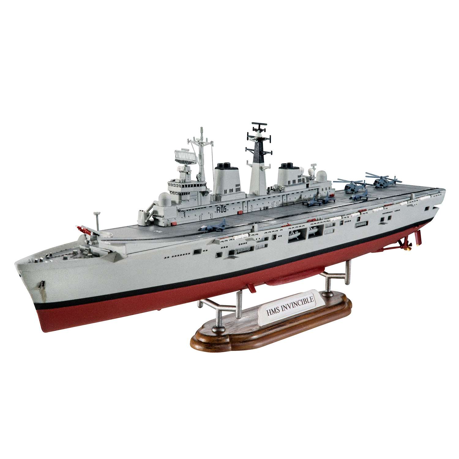 Сборная модель Revell Линейный крейсер HMS Инвинсибл Фолклендская война 65172 - фото 1