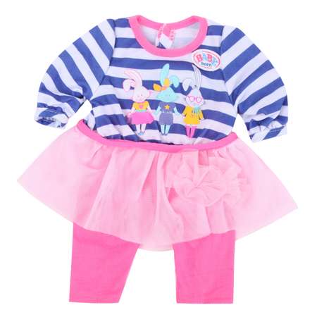 Наряд для куклы Zapf Creation Baby Born с шапочкой Фиолетовый 824-528