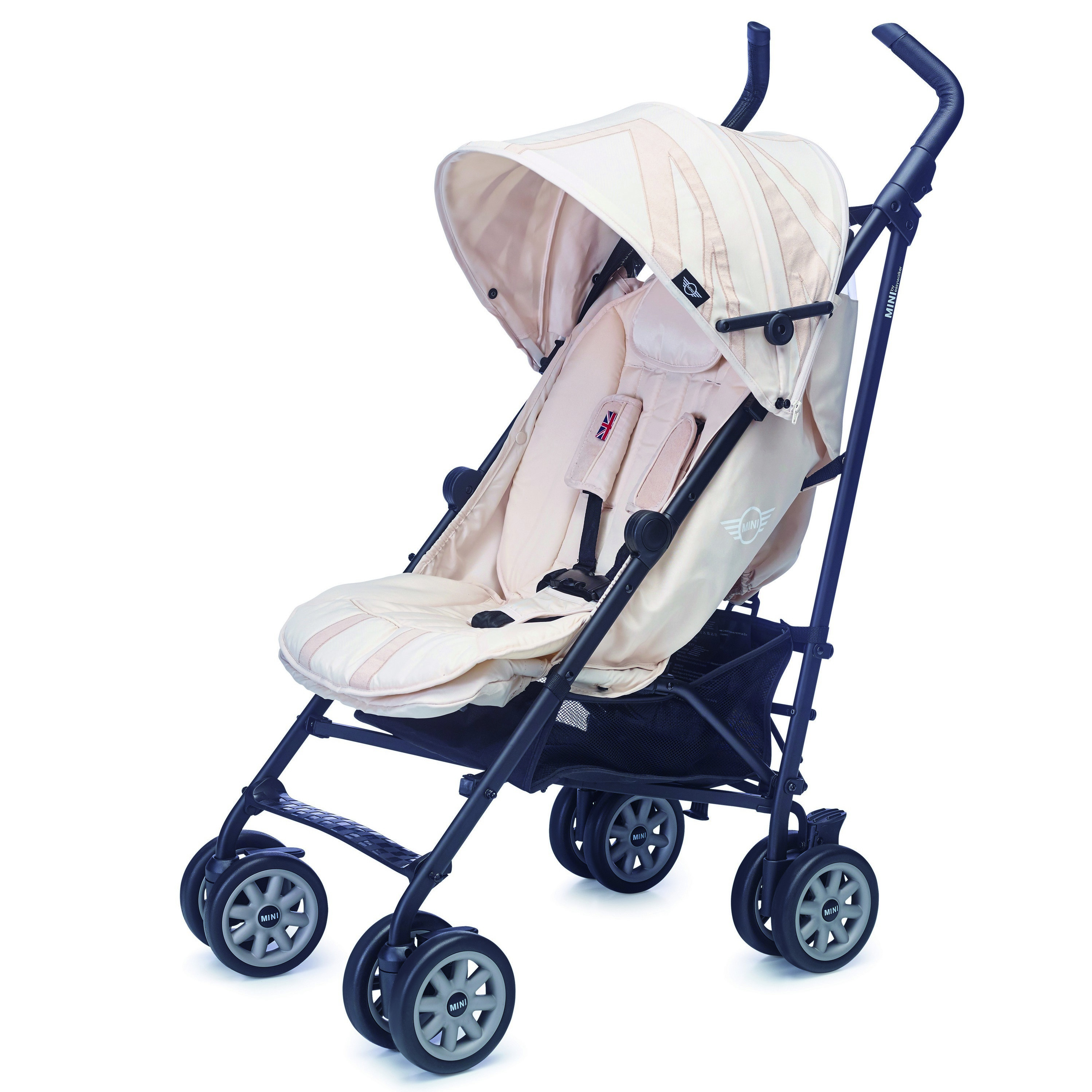 Коляска Easywalker Mini Buggy XL Milky Jack c бампером - фото 1