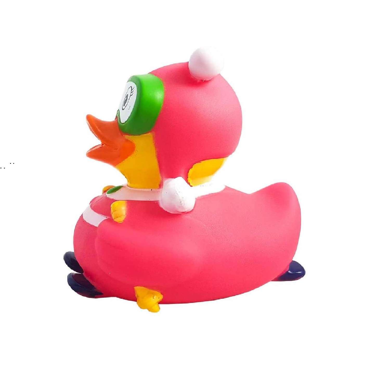 Игрушка Funny ducks для ванной Лыжница розовая уточка 1635 - фото 3