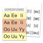 Дидактическое пособие ФЕНИКС+ Английский алфавит и буквосочетания Транскрипция