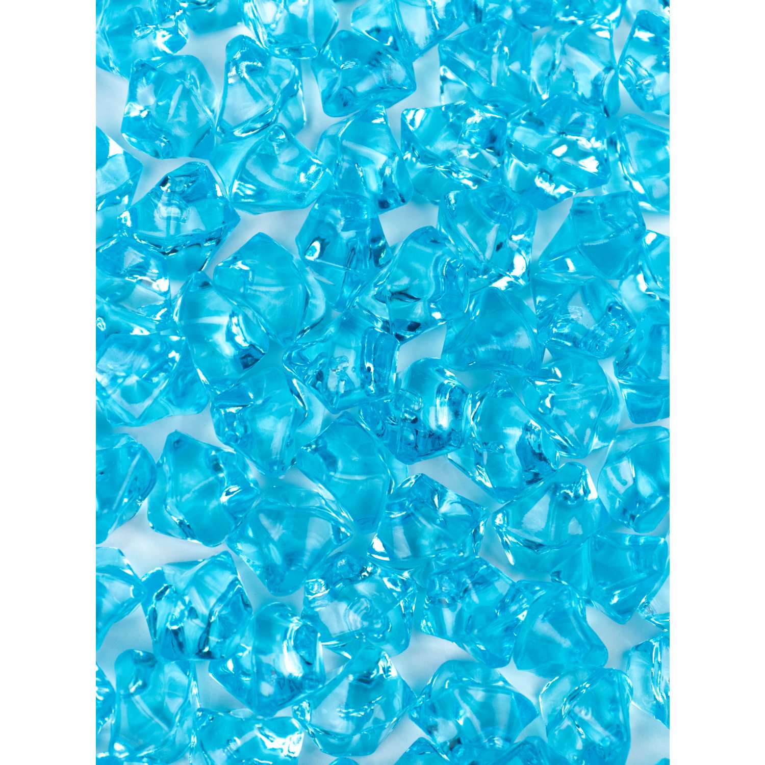Камни декоративные из акрила Color Si Голубой 150 шт 11*14 мм - фото 8